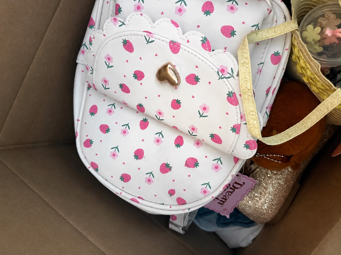 Back-to-school delivery — backpack and shoes